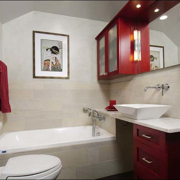 Asian Style Bathroom in Chevy Chase, MD
