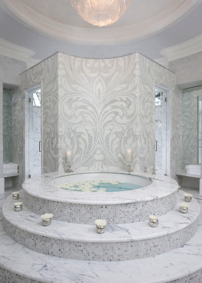 Mediterranean Bathroom by Habachy Designs