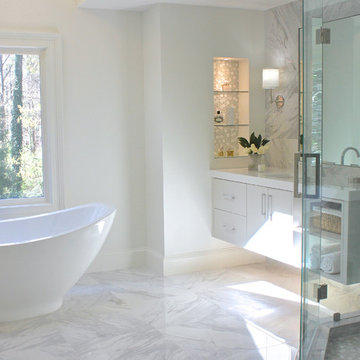 Atlanta: Spa Inspired Master Bathroom