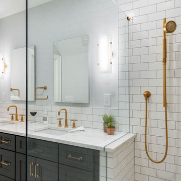 Attic master bathroom