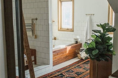 Elegant bathroom photo in Portland