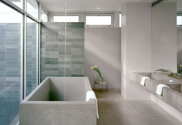 Minimalistisch Badezimmer by Audrey Matlock Architects