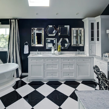 Aurora, IL Master Bath with French flair