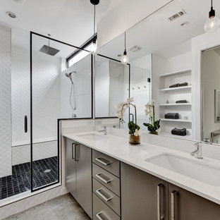Bathroom - contemporary bathroom idea in Austin
