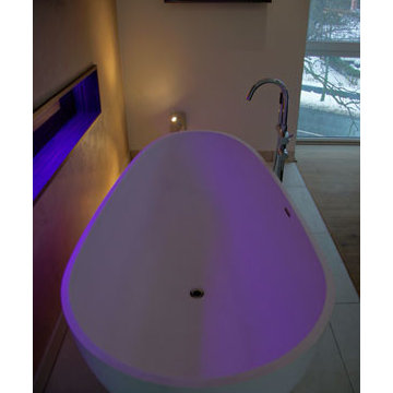 Badeloft Freestanding Bathtub 'BW-01-L' UPC Certified Stone Resin Matte or Gloss