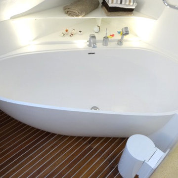 Badeloft Freestanding Bathtub 'BW-01-XL' UPC Certified StoneResin Matte or Gloss
