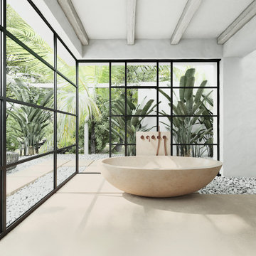 Bali Villa Project with Piet Boon by COCOON bathroom collection