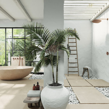 Bali Villa Project with Piet Boon by COCOON bathroom collection