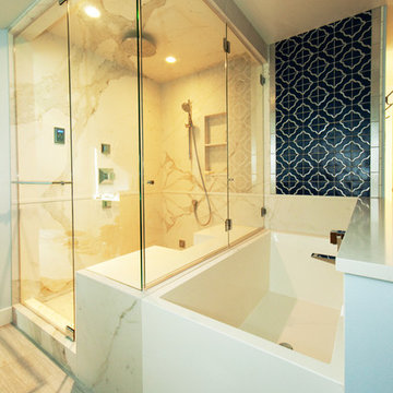 Bamboo Master suite Open concept bath and closet