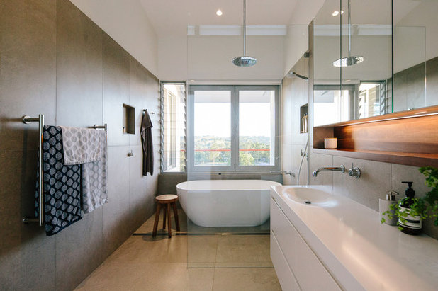 コンテンポラリー 浴室 by Davis Architects
