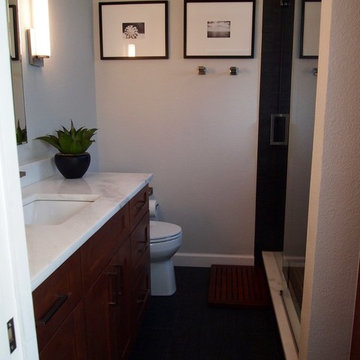 Barn Door Shower and Bathroom Remodel In Palm Harbor