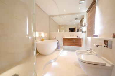 Photo of a contemporary bathroom in West Midlands.