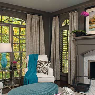 Barrel Vaulted ceiling in master bathroom