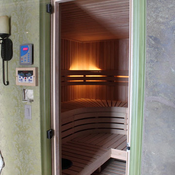 Basement sauna in Woodstock, NY