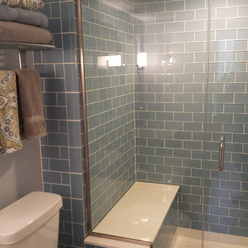 Basement Steam Shower Custom Tile