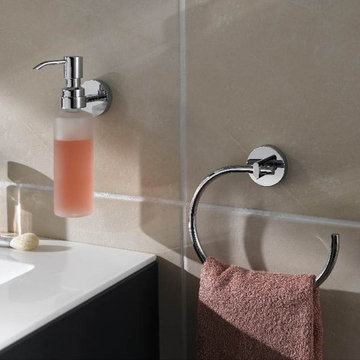 Bath Accessories- no drilling required!