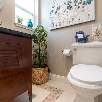 Bath and Powder Room Remodel at Fremont