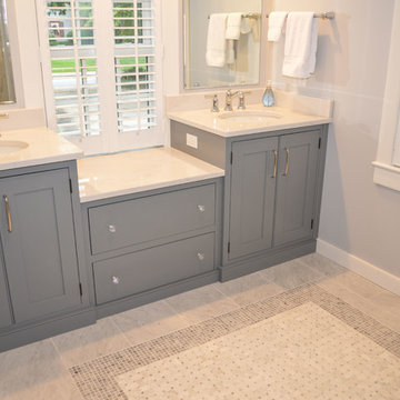 Bath in Gray and Blue