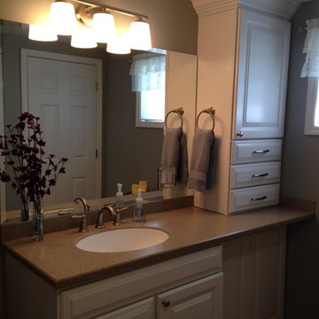 Bath Remodel-Painted Cabinets