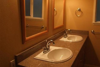 Elegant bathroom photo in Seattle