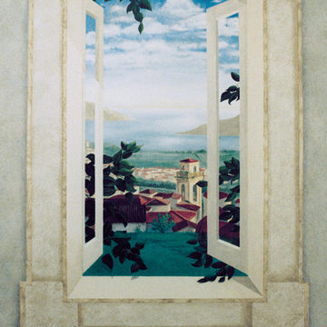 Bath Window in Tuscany