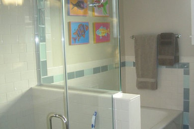 Bathroom - eclectic bathroom idea in Portland Maine