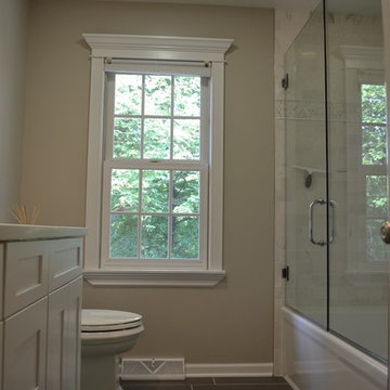 Bathroom and Foyer Remodel in Lake Forest, IL.