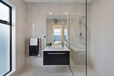 Modernes Badezimmer in Christchurch