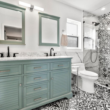 Bathroom and laundry room addition in Pasadena
