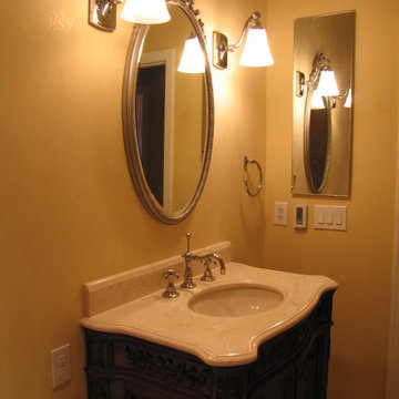 Bathroom-Arched Tiled Valance