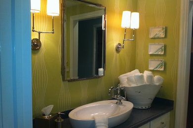 Inspiration for a contemporary bathroom remodel in Other