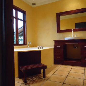 bathroom at the tropics