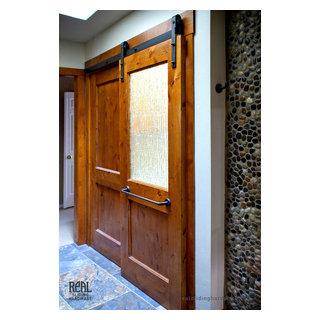 Bathroom Barn Door Hardware - Traditional - Bathroom - Seattle - by ...