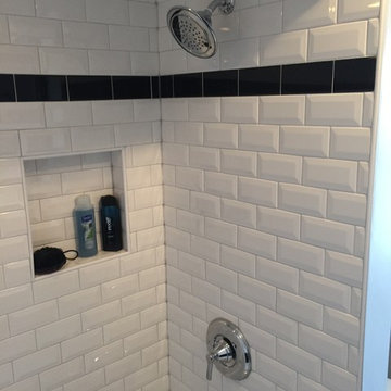 Bathroom - Beveled Subway Tile