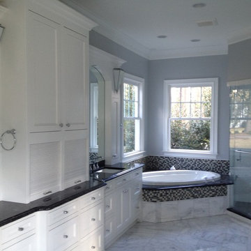 Bathroom by Custom House Designs by Lang Smith and Collard Custom Cabinets