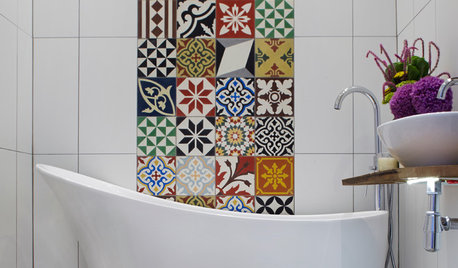 Colorez votre salle de bains grâce à la mosaïque
