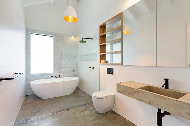 Contemporary Bathroom by Eurobodalla Tiles & Bathrooms