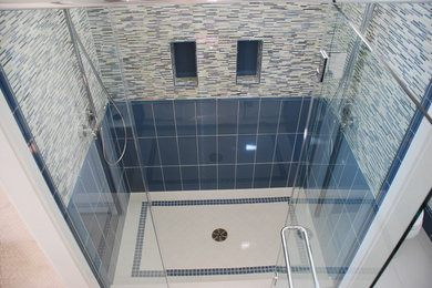 Example of a trendy bathroom design in Portland Maine
