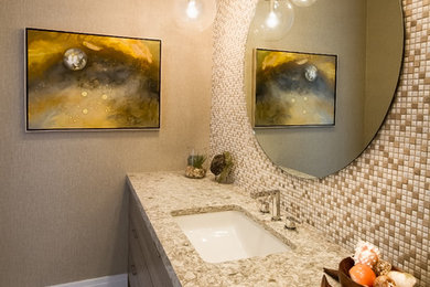 Bathroom - contemporary bathroom idea in Tampa