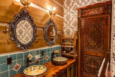 Inspiration for a southwestern bathroom remodel in Vancouver