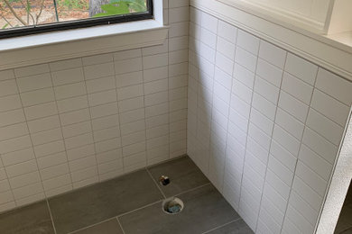 Bathroom - modern bathroom idea in Austin