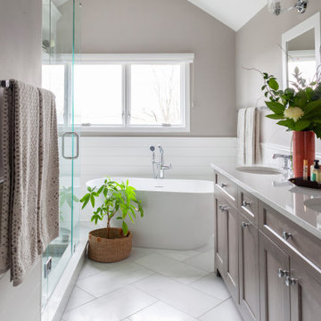 Bathroom Goals: Shiplap/Storage/Shower