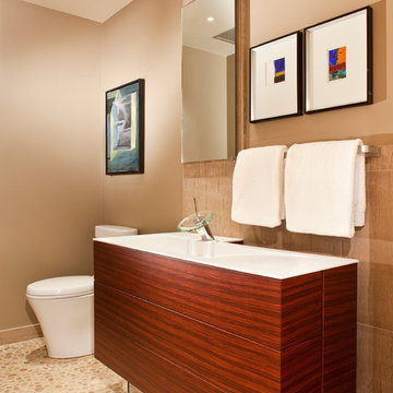 Bathroom in Contemporary Vacation Home