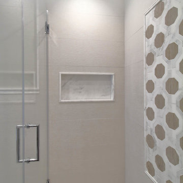 Bathroom in Greige: Shower Enclosure