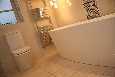 Inspiration for a contemporary bathroom in Manchester.