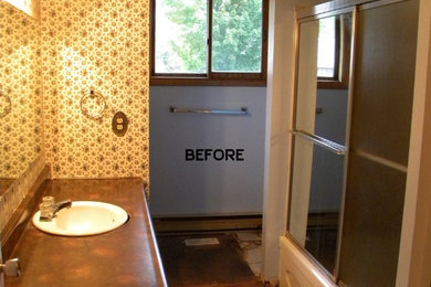 Bathroom - craftsman bathroom idea in Toronto
