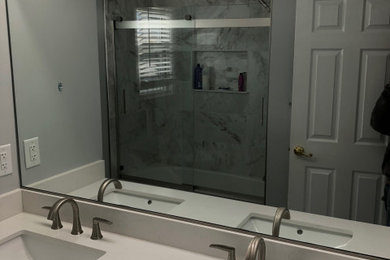 Bathroom Mirror Installation