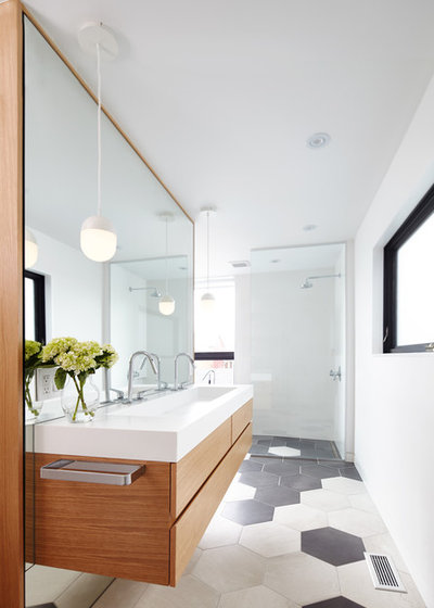 Contemporary Bathroom by post architecture inc