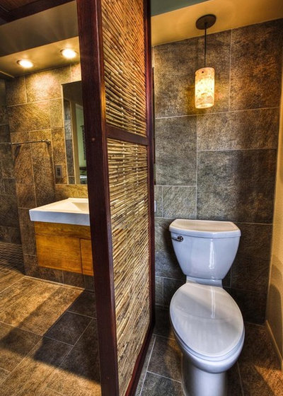 Tropical Bathroom by 2D3D Design, Inc.