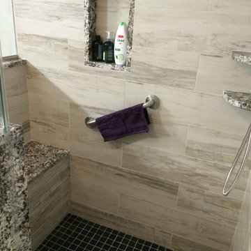 Bathroom remodel-(before and after pictures)